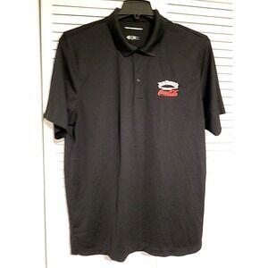 Jack Daniel's Coca‑Cola Port Authority Men's Polo Shirt Black XL Polyester Logo